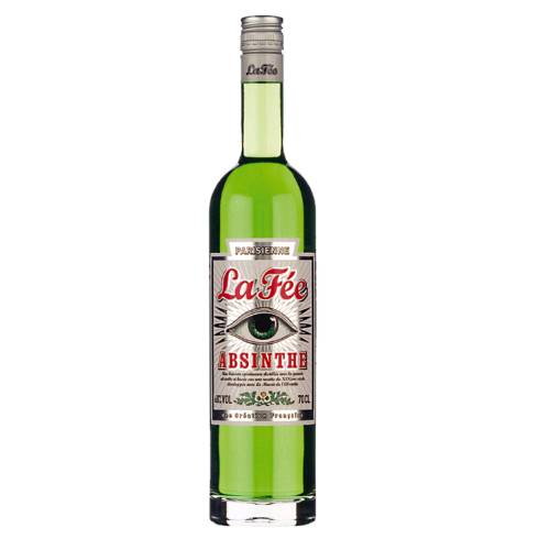 La Fee Parisienne Absinthe Superieure distilled in the Rhone Alpes using nine herbs and spices including grand wormwood fennel and star anise.