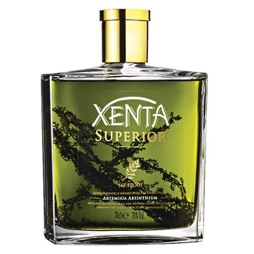 Xenta Superior Absinthe made from sprigs of Artemisia Absinthium are used by Xentas expert distillers to create this true masterpiece.