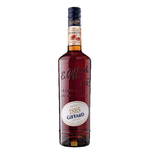 Giffard Amaretto Liqueur fine liqueur with rich flavor of almonds apricot kernels and cherries stones.
