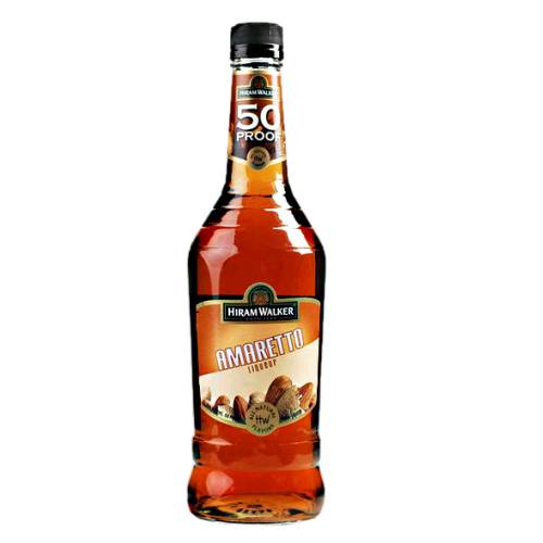 Hiram Walker Amaretto is made from all natural ingredients including apricot and almond is warm golden brown liqueur with a strong almond and caramel flavor.