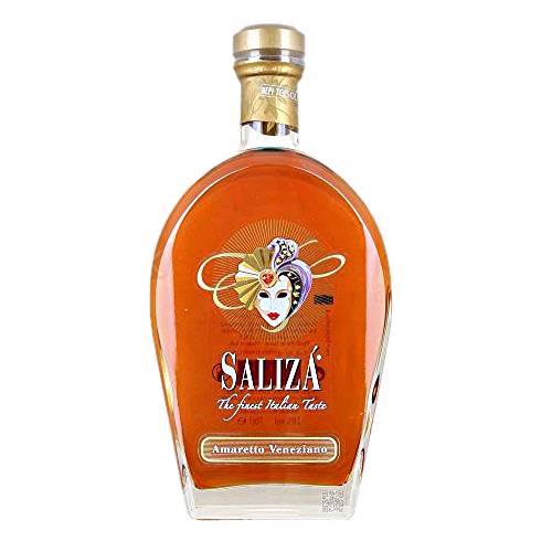 Saliza Amaretto has a complex palate and a relatively dry finish and a serious Amaretto perhaps for those that find some Amarettos a bit too sweet.