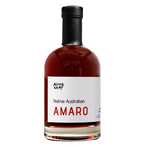 Autonomy amaro is a bitter aperitif and made from botanicals and citrus peels left over from the pressing of fresh orange and lemon juice.