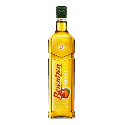 Apfelkorn is a sweet apple flavoured liqueur made from wheat spirit and blended with apples.