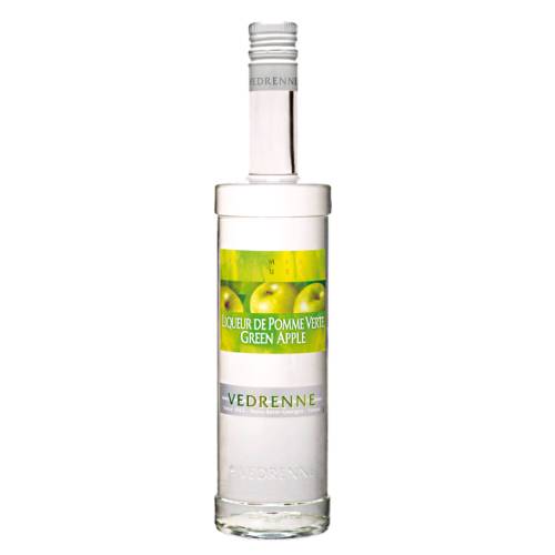 Vedrenne Apple Liqueur is crystal clear colourless with aromatic and fruity bouquet of freshly picked green apples.
