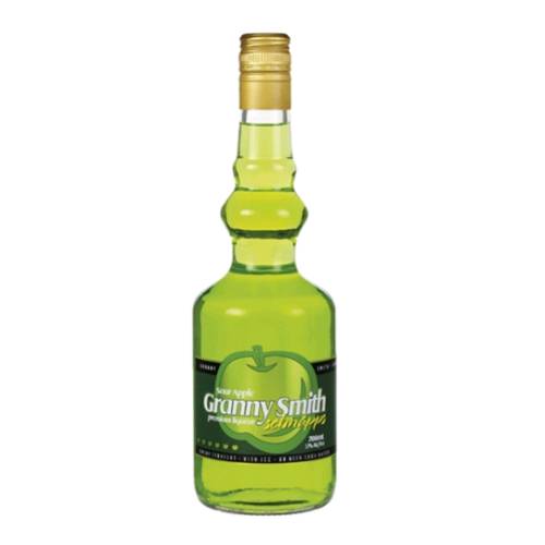 Steinbok Sour Apple Schnapps premium grade schnapps liqueur infused with green apple notes resulting in a fresh crisp flavor with a natural citric bite.