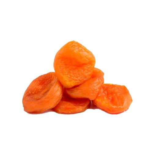 Apricot that are sun dried with a soft texture.