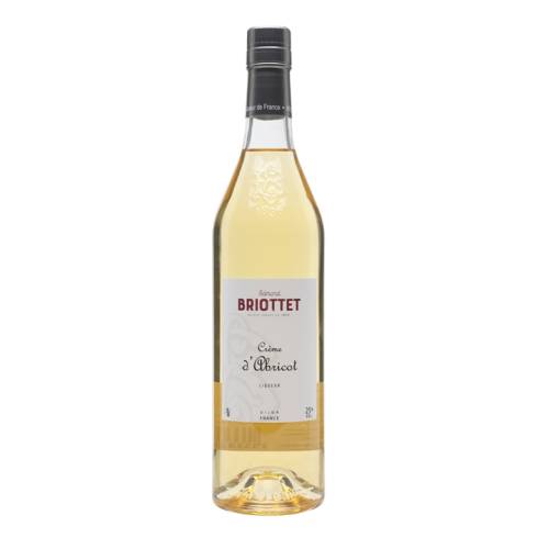 Briottet Apricot Liqueur creme de abricot with a strong tasty apricot flavour made from the Bergeron apricot harvested in the rhone valley.