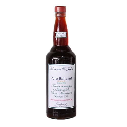 Bahalina bahalina is a type of red coconut wine made from fermented coconut or nipa palm sap.