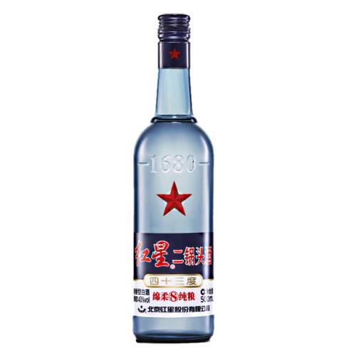Red Star Erguotou Baijiu is famous for its mellow entrance scrispy taste and refreshing fragrance which is also the overall style and characteristic of the Red Star Erguotou series.
