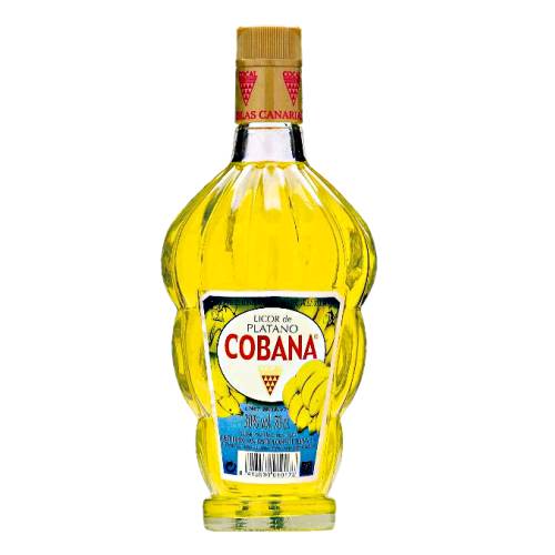 Cobana Banana Liqueur exquisite banana liqueur from the Canary Islands is still traditionally produced. Its strong yellow color immediately draws attention to itself and its aroma and taste can convince.