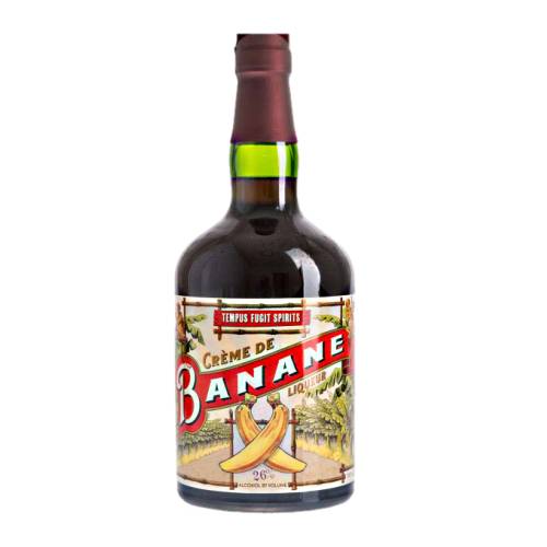 Tempus Fugit banana liqueur called Creme de Banane has flavours and aromas that can often banana liqueurs with matured bananas are distilled in small batches to extract their full flavour lending an amber golden colour from the fully ripe fruit.