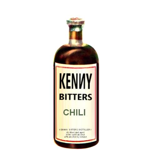 Chili Bitters is spirit steeped with full flavor and spice of chili with a medium lip bite and rich chili taste made smooth from an aged spirit.