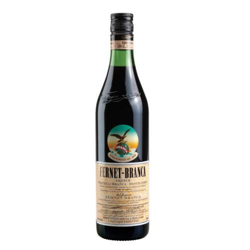 Fernet is made from a number of herbs and spices which vary according to the brand but usually include myrrh rhubarb chamomile cardamom aloe and especially saffron with a base of grape distilled spirits.