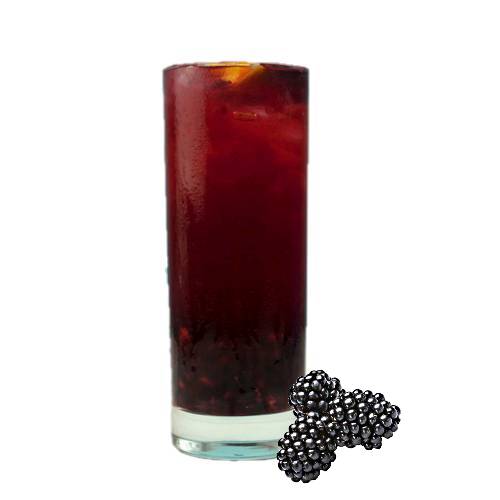 Blackberry Juice made by pressing liquid our of ripe blackberries.
