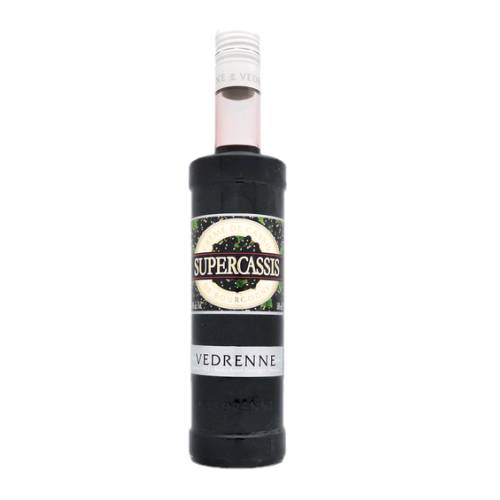 Vedrenne Blackcurrant Liqueur or Creme de Cassis with pure blackcurrant colour dense and shiny and intense fruity aroma the inimitable aromatic bouquet of Burgundy Black with intense and aromatic taste potent and elegant fruity and wonderfully lingering.