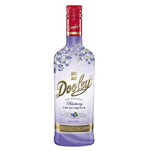 Dooleys blueberry cream liqueur with sweetness of sun ripened blueberries paired with melt in the mouth cream and premium vodka.