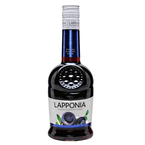 Lapponia blueberry liqueur and made in Finland with Arctic berries.