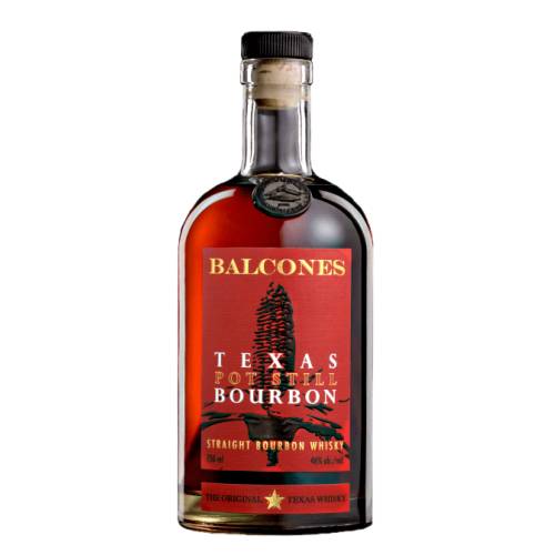 Balcones Distilling Texas pot still straight bourbon is made grain to glass using a traditional pot still distillation ensures a rich and viscous spirit that stands up to aging in new charred oak without losing its essence.