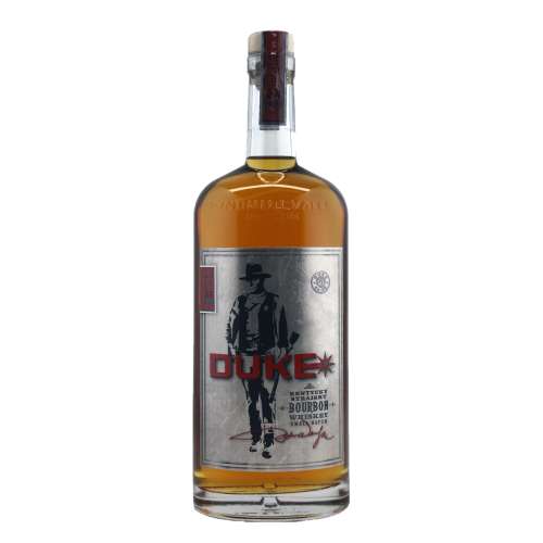 Bourbon Duke duke kentucky straight bourbon whiskey was inspired by bottles from john waynes personal whiskey collection preserved for over 50 years.
