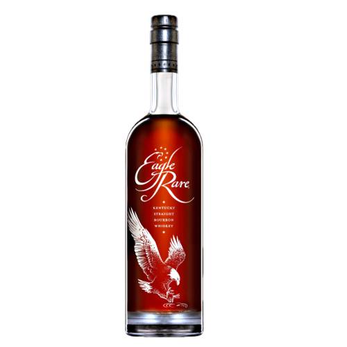 Bourbon Eagle Rare eagle rare old kentucky straight bourbon whiskey is an outstanding bourbon is aged in oak for over 10 years and is masterfully crafted by using product from only 1 barrel no blending.