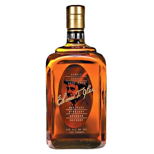 Elmer T Lee Bourbon is named after master distiller emeritus Elmer T Lee this whiskey is hand selected and bottled to the taste and standards of Elmer T Lee himself.