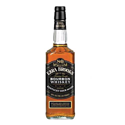 Ezra Brooks Kentucky bourbon is distilled using high quality corns and ingredients and aged in charred white oak barrels this genuine sour mash bourbon delivers a beautifully smooth flavor and finish.