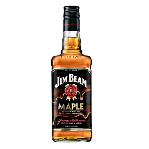 Jim Beam maple bourbon is a whiskey liqueur and combine the spice from their bourbon with the rich sticky sweetness of maple.