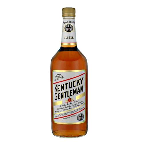 Kentucky Gentleman blended bourbon with sweet wood and caramel aromas.