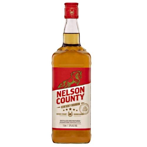 Bourbon Nelson County nelson county kentucky straight bourbon is aged in new charred barrels made from white oak which gives a smooth distinctive flavour of a true bourbon whiskey and a honey and stonefruit flavour that is gentle to the taste.