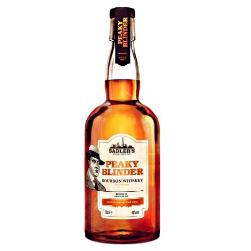 Peaky Blinder bourbon with sweet and spicy with a smooth finish and scent of cinnamon raisin and sweet banana.