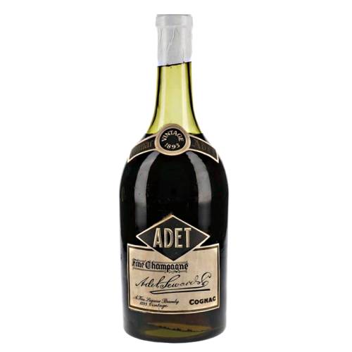 Adet brandy is an alcoholic beverage distilled from fermented grapes and other fruits.