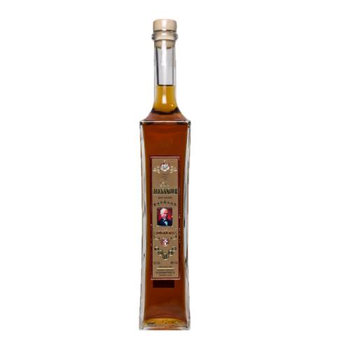 Alexander brandy is a premium brandy by one of the oldest distilleries still existent in Greece Callicounis distillery in Kalamata Greece since 1850.