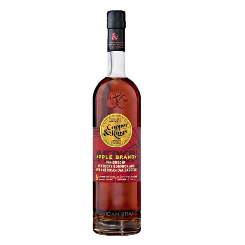 Copper And Kings apple brandy has authentic natural aromas and flavors of whiskey and crisp red apple.