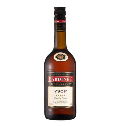 Bardinet Brandy is patiently distilled and matured in oak casks and Very Special Old Pale.