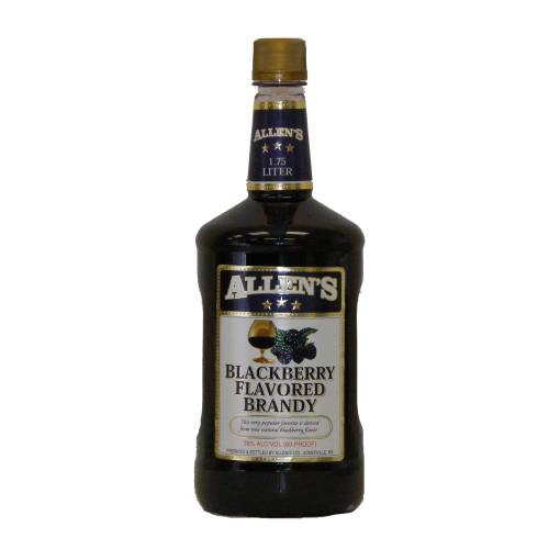 Allens blackberry brandy is a spirit produced by distilling blackberries.