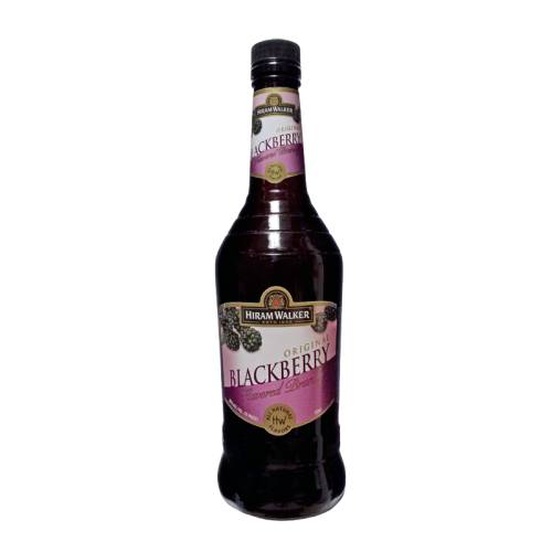 Hiram Walker blackberry brandy is a spirit produced by distilling blackberries.