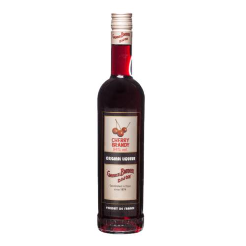 Gabriel Boudier cherry brandy is the most famous of all cherry liqueurs and made from a blend of sour black cherries of different varieties and brandy carefully selected by Gabriel Boudier.