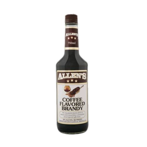 Allens Coffee Brandy is a coffee flavoured liqueur popular in New England especially Maine where it has been the best selling liquor product for over 20 years.