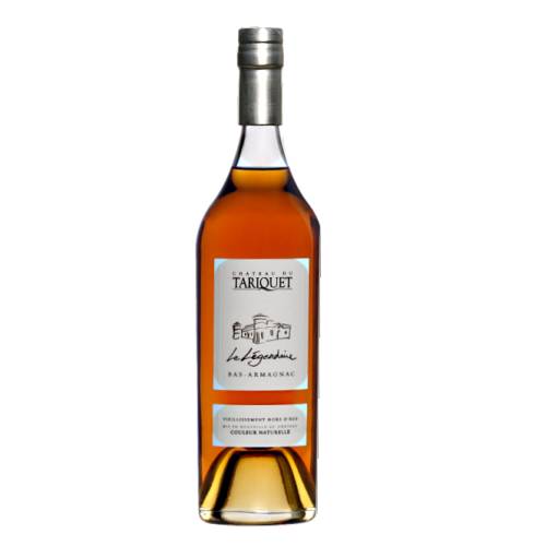 Chateau Du Tariquet Armagnac a pale gold colour with aromas of apple pie and orange flower on the scent with hints of toffee as the legendaire breathes.