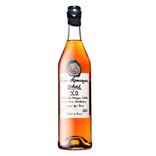 Delord XO brandy grape armagnac is aged for a minimum of 10 years. Aromas of caramel with flavours of spice and oak mellowing out into plums and raisin sweetness and an aromatic finish.