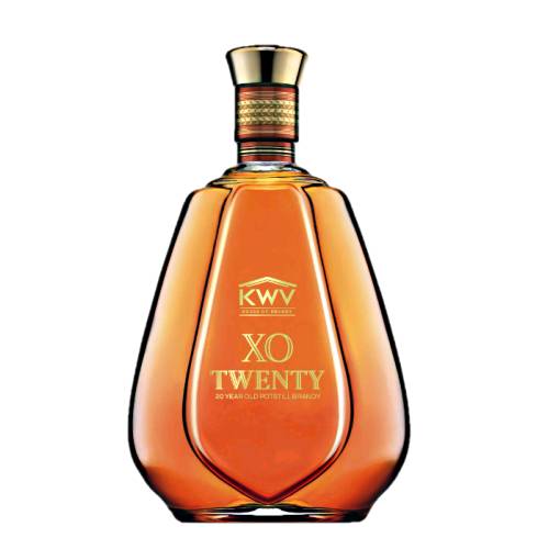 KWV 20 year brandy is extra old XO with a minimum of 20 years to extract the best from the oak barrels.