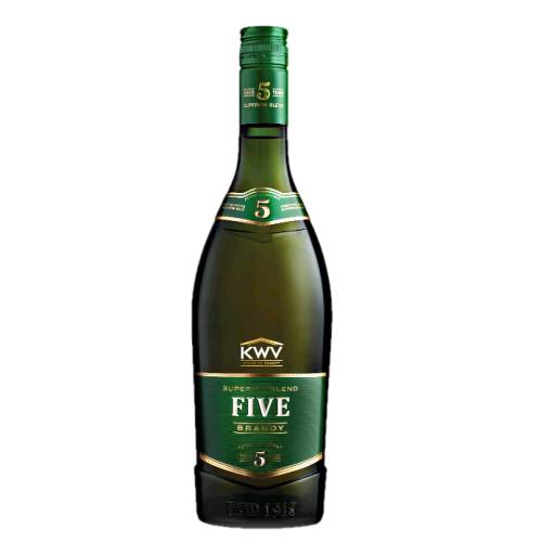 KWV 5 year old brandy is aged for a minimum of five years to deliver its delicate fruity flavors.