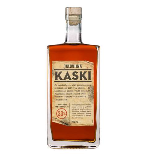 Brandy Kaski Jaloviina kaski by jaloviina is a smokey shot based on brandy complemented with a whiff of tar and a touch of birch.
