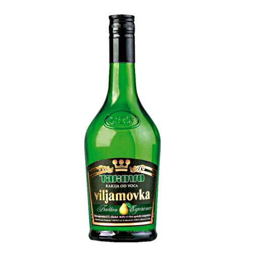 Viljamovka Pear Brandy is a Balkans distilled brandy with a rich memorable taste with hints of pear and long aftertaste.