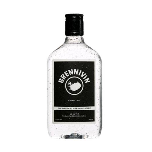 Brennivin is a clear unsweetened schnapps that is considered to be Icelands signature distilled beverage.