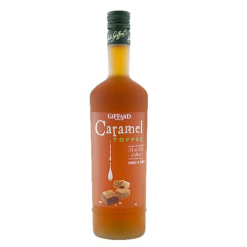 Giffard Caramel Toffee reminiscent of the buttered taste of fudge candy.