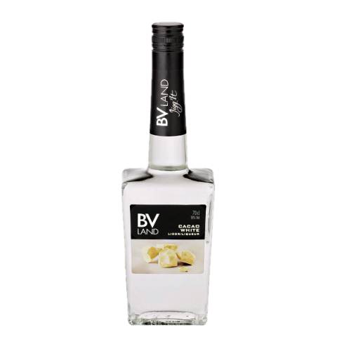 BVLand chocolate liqueur with sweet chocolate flavour and clear in color also called white cocoa liqueur.