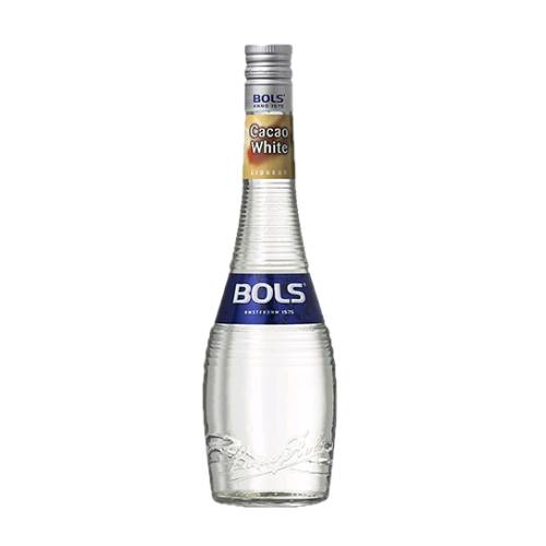 Bols cacao white is a clear liqueur with delicious milk chocolate flavours.