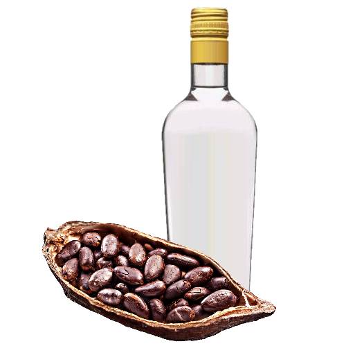 Chocolate flavoured liqueur also called creme de cacao is a sweet alcoholic cocoa bean chocolate liqueur flavoured comes clear in color and a rich brown color.
