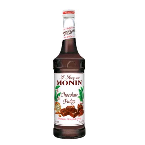 Monin chocolate syrup made come cooking good chocolate sugar and water.